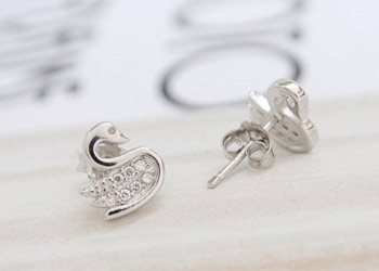 boucles oreilles or blanc pas cheres