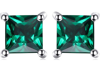 Boucles d'oreilles Grenat Topaze Argent